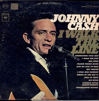 Johnny Cash – I Walk The Line (G, 1964, LP, Mono, Columbia – CL 2190)