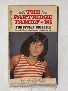 The Partridge Family #16: The Stolen Necklace by Lee Hays (1973, Curtis Books, PB)