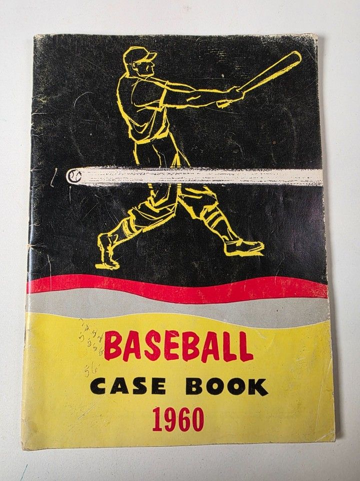 1960 Baseball Case Book National Alliance Edition (includes 1960 Baseball Rules And Handbook)