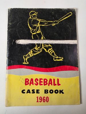 1960 Baseball Case Book National Alliance Edition (includes 1960 Baseball Rules And Handbook)