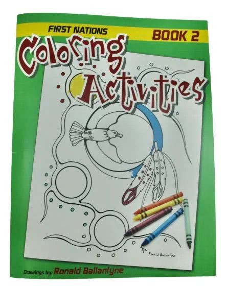 Ballantyne, Ronald (ACT) First Nations Coloring Book 2 Activities (Softcover)