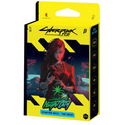 Cyberpunk TCG Welcome to Night City Beta Starter Deck: The Heist
