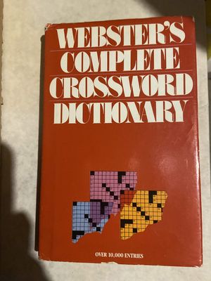 Leila B. (403) Webster's Complete Crossword Dictionary (HC) 1980 Galahad Books