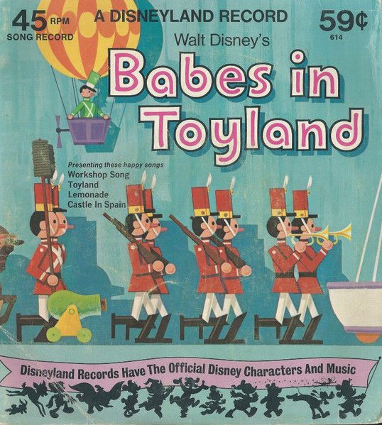 Walt Disney's Babes In Toyland (Sealed/NM, 1975, 7" EP, 45 RPM, Disneyland – 614)