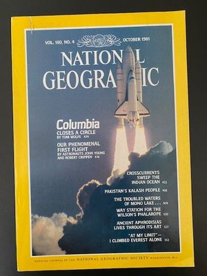National Geographic (050) National Geographic October 1981 Columbia (Pristine)