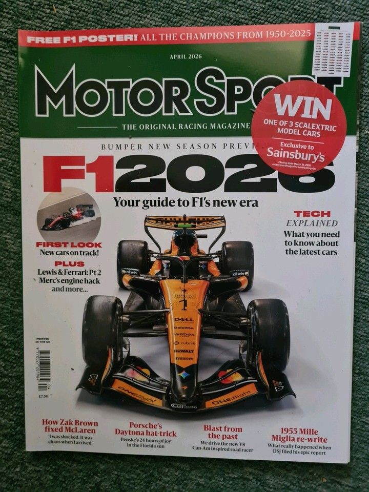 Motor Sport (629.22) April 2026 (Issue No.1208 / Volume 102, No.4) No Poster
