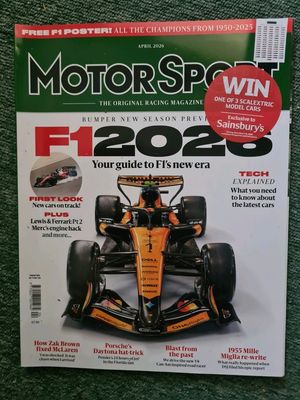Motor Sport (629.22) April 2026 (Issue No.1208 / Volume 102, No.4) No Poster