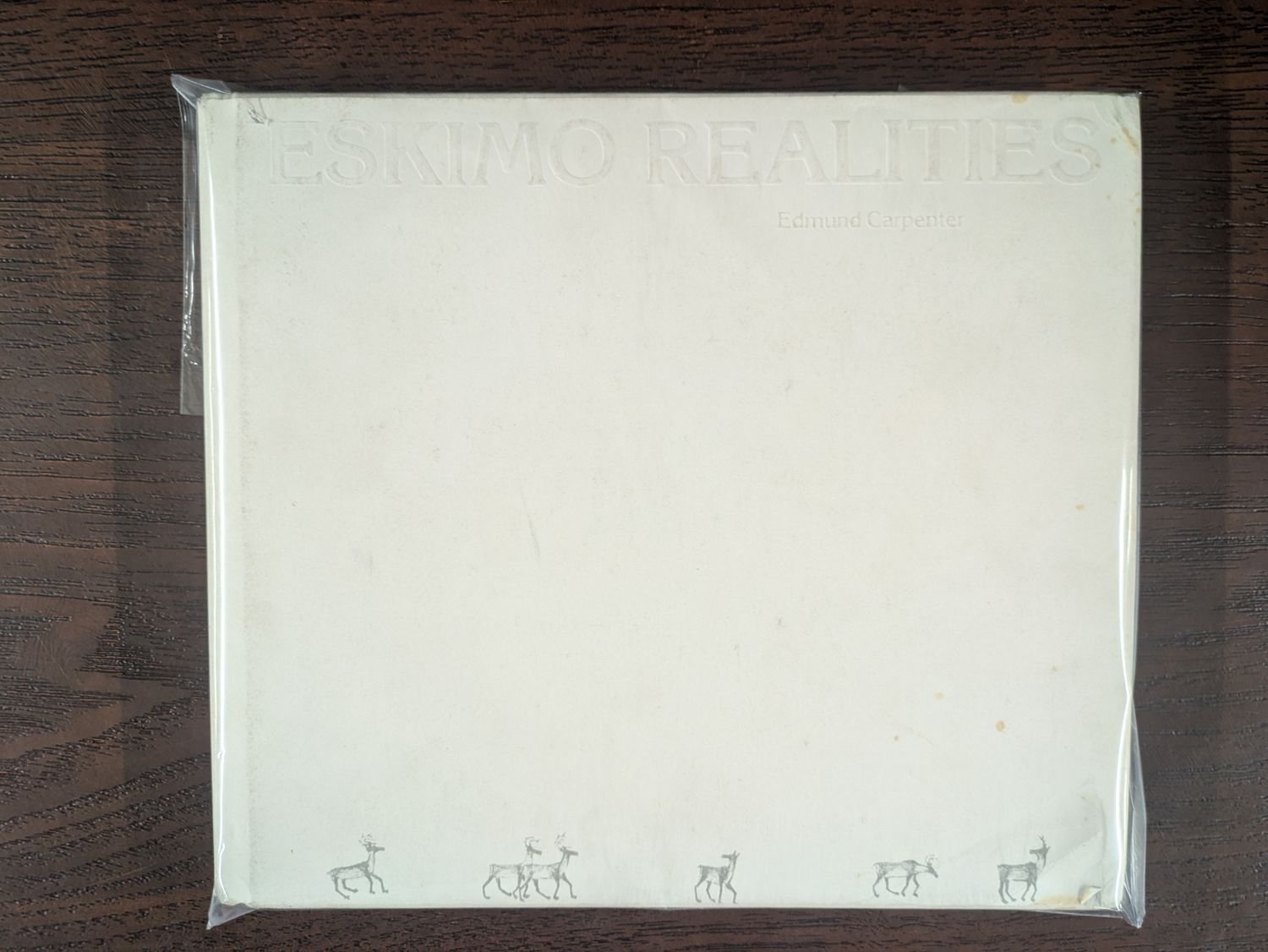 Carpenter, Edmund (730) Eskimo Realities (HC) First Edition 1973 Holt, Rinehart and Winston, With Dust Jacket