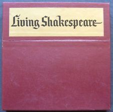 Shakespeare – Living Shakespeare (Box Set 5, 5LPs &amp; 5 Scripts) Love's Labor's Lost / The Comedy Of Errors / The Winter's Tale / Coriolanus / Troilus And Cressida