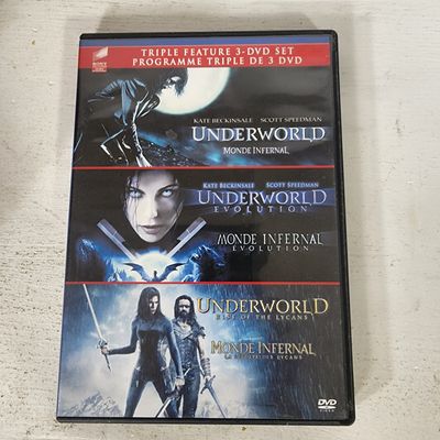Underworld Triple feature - Underworld / Evolution / Rise of the Lycans (2009) Kate Beckinsale (3xDVD)