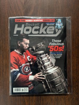 Beckett Hockey Magazine June 2020 Vol 32 no 6 Rocket Richard