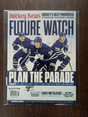 The Hockey News: Future Watch 2018 Plan The Parade (April 2, 2018, Issue Code: 7113) Hockey Magazine