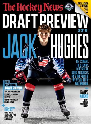 The Hockey News: Draft Preview 2019 Jack Hughes (June 2019 vol 72 no 14) Hockey Magazine