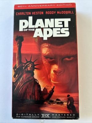 Planet of the Apes (1968) 30th Anniversary Edition (VHS, 4105467) Charlton Heston
