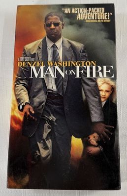 Man On Fire (2004) (VHS, 2223957) Denzel Washington