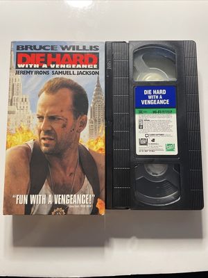 Die Hard: With a Vengeance (1995) (VHS, 8858) Bruce Willis