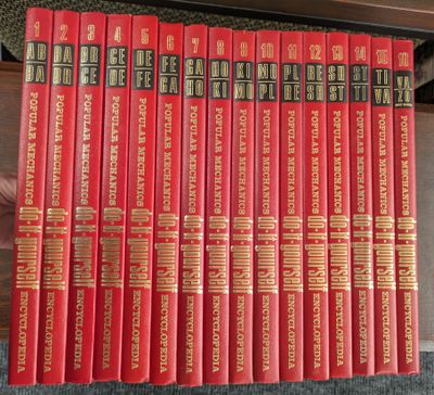 Popular Mechanics (694.3) Do-It-Yourself Encyclopedia Complete 16 Volume Set (1968, HC)