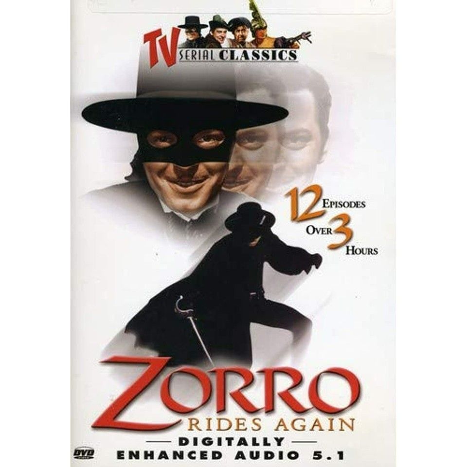 Zorro Rides Again: 12 Episodes (1937) (DVD) John Carroll
