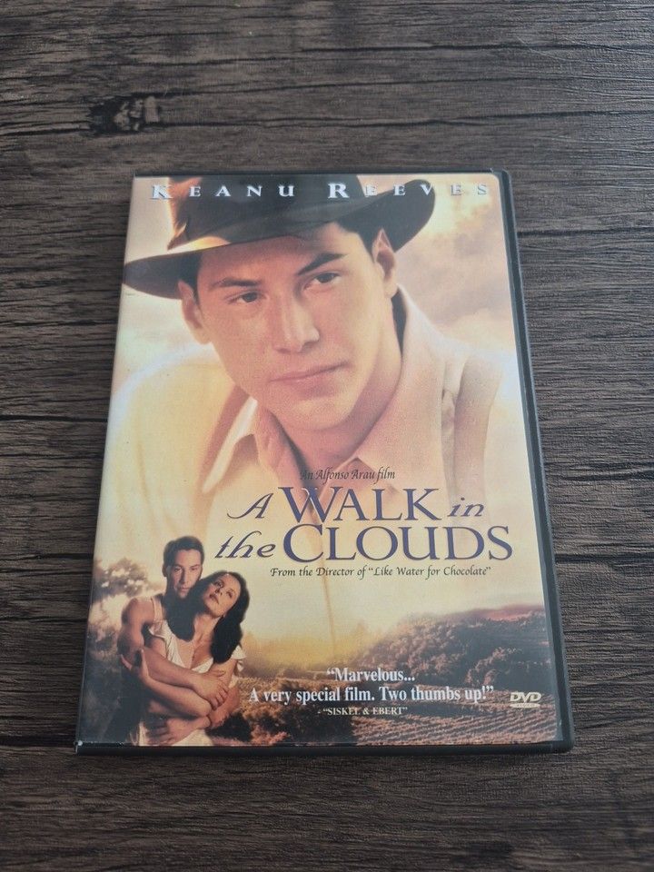 A Walk in the Clouds (1995) (With Pink Breast Cancer Dust Jacket, DVD) Keanu Reeves