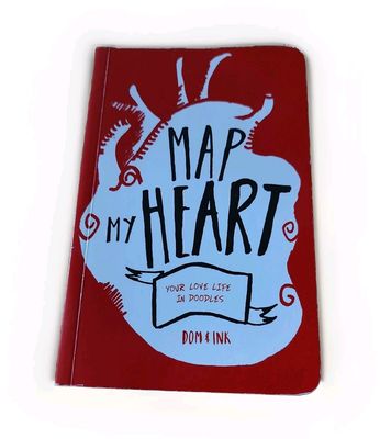 Evans, Dominic (306.73) Map My Heart: Your Love Life in Doodles (TP)