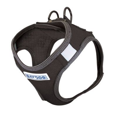 BAYDOG LIBERTY BAY HARNESS, Color: BLACK, Size: XXSMALL