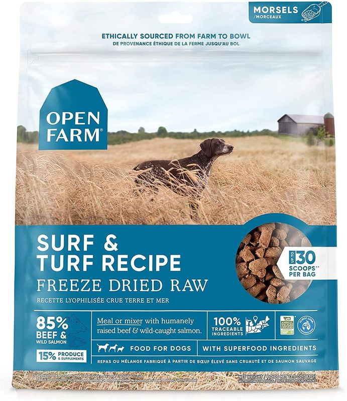 OPEN FARM DOG FD RAW SURF &amp; TURF