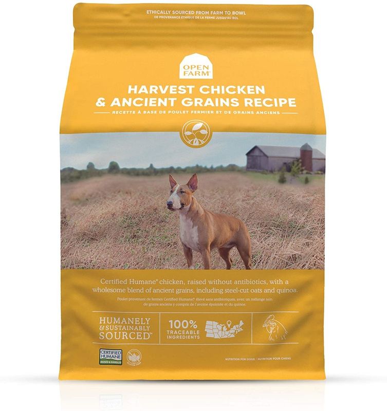 Open Farm Dog Food Harvest Chicken Ancient Grains 
