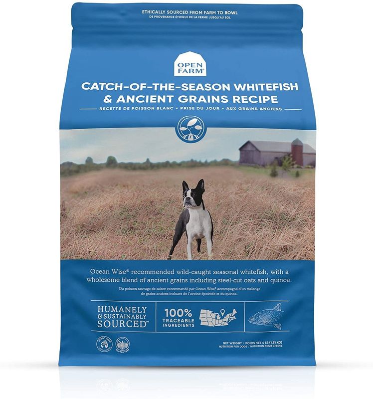 OPEN FARM DOG DRY WHITEFISH RECIPE ANCIENT GRAIN