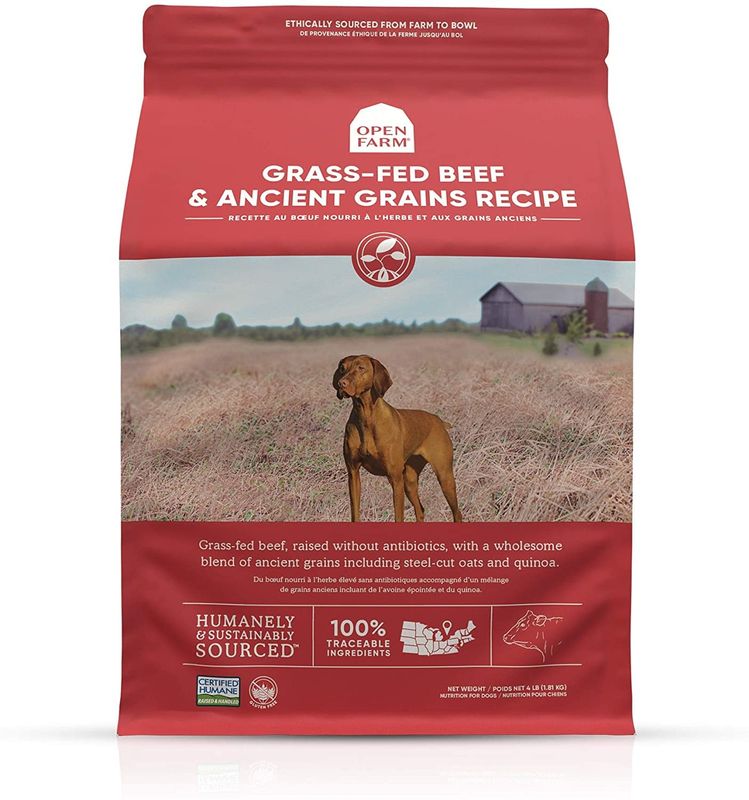 OPEN FARM DOG DRY BEEF RECIPE ANCIENT GRAIN