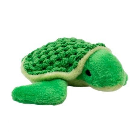 TALL TAILS DOG TOY PLUSH TURTLE W/SQUEAKER 4"