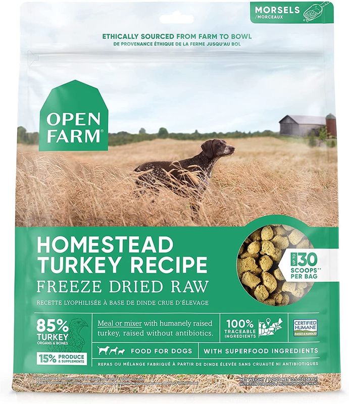 OPEN FARM DOG FD RAW TURKEY