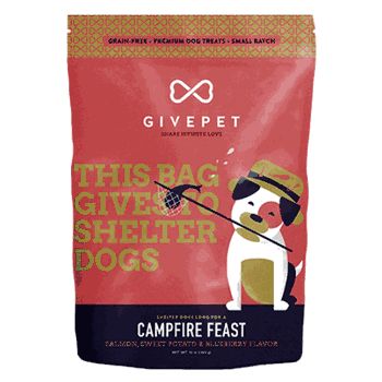 GIVEPET DOG TREAT BISCUIT CAMPFIRE FEAST 12 OZ