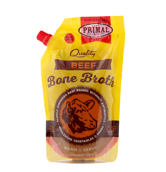 PRIM FRZN BONE BROTH BEEF 20 OZ
