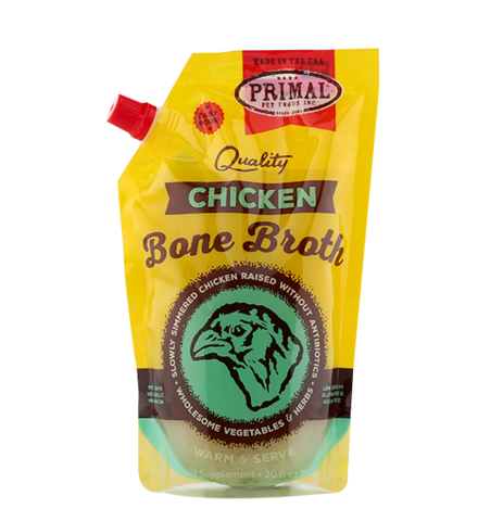 PRIM FRZN BONE BROTH CHICKEN 20 OZ 4/CS