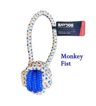 BAYDOG MONKEY FIST TOY WHITE
