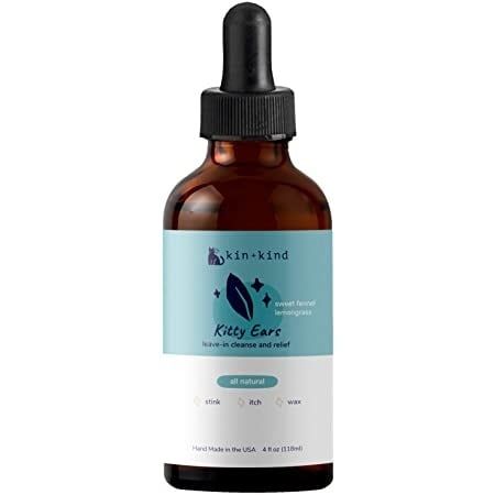 KIN+KIND EAR CLEANER NATURAL KITTY 4OZ