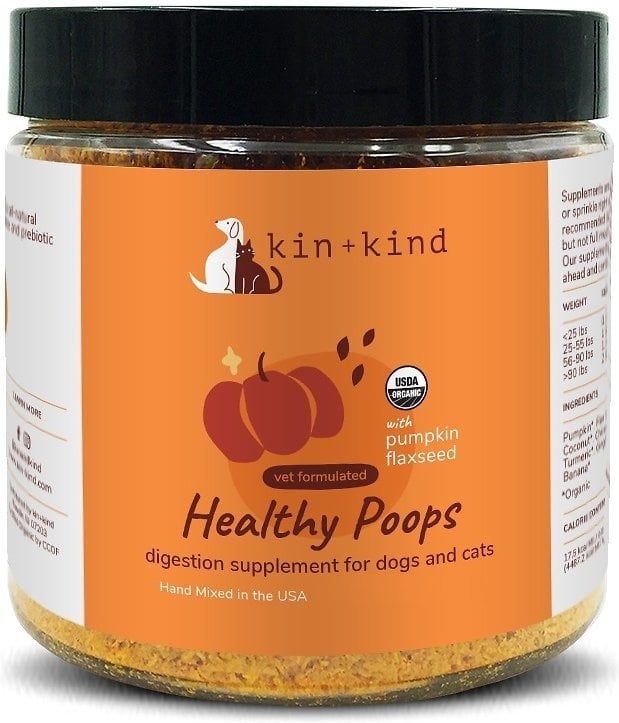 KIN+KIND SUPPLEMENT DOG &amp; CAT HEALTHY POOPS 4OZ