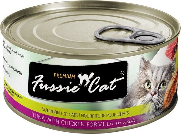 FussieCat Can Prem Tuna Chicken Aspic 24/2.82oz
