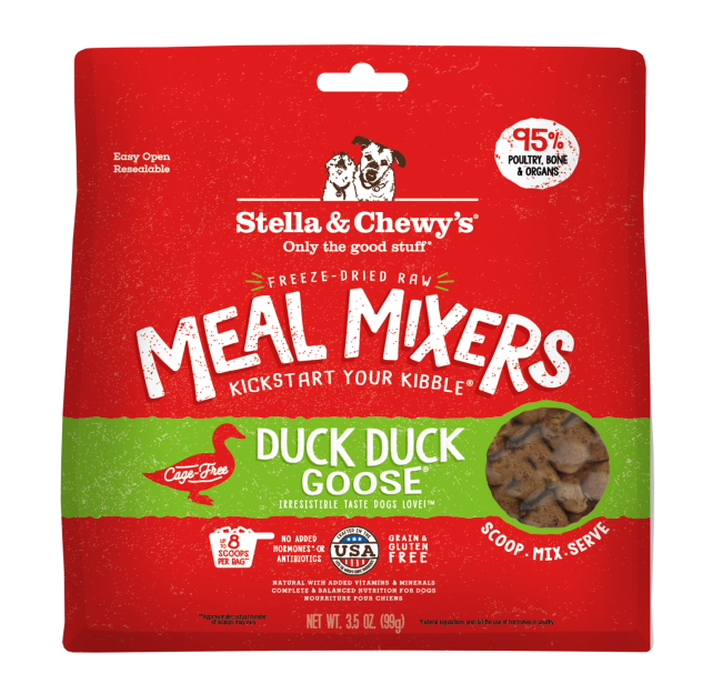 STELLA &amp; CHEWY&#39;S MEAL MIXERS FD DUCK DUCK GOOSE 18 OZ