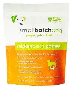 SMALL BATCH FRZN DOG PATTIES CHICKEN 6#