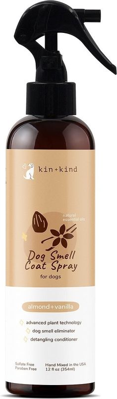 KIN+KIND SPRAY DOG SMELL ALMOND VANILLA 12OZ