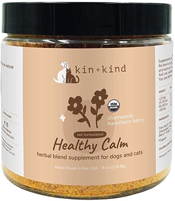 KIN+KIND SUPPLEMENT DOG &amp; CAT HEALTHY CALM 4OZ