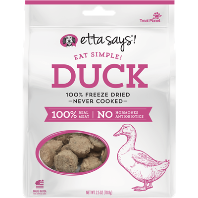 ETTA SAYS EAT SIMPLE TREAT FD DUCK 2.5 OZ