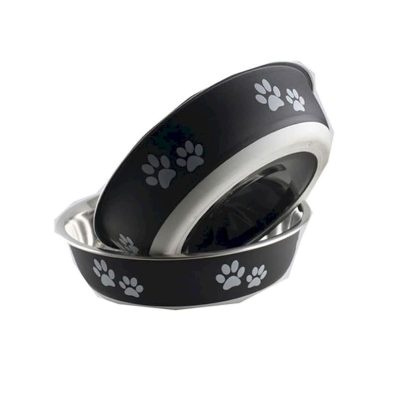 BUSTER BOWL PAWS CHARCOAL 13OZ