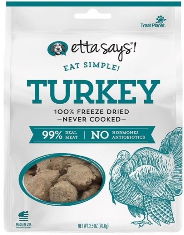 ETTA SAYS EAT SIMPLE TREAT FD TURKEY 2.5 OZ