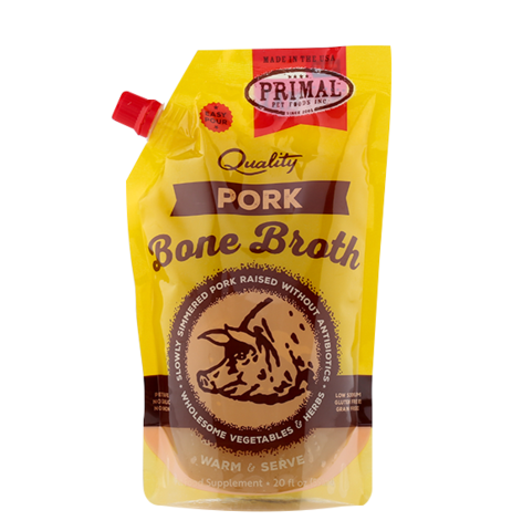 PRIM FRZN BONE BROTH PORK 20 OZ 4/CS
