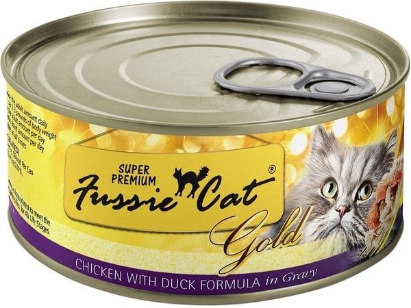 FussieCat Can Super Chicken Duck Gravy 24/2.82oz