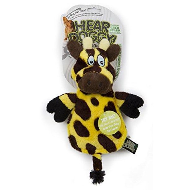 Worldwise Hear Doggy Dog Toy Flats Giraffe