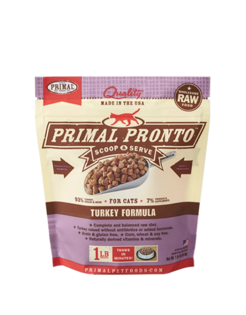 PRIM FRZN PRONTO FELINE  TURKEY 1#