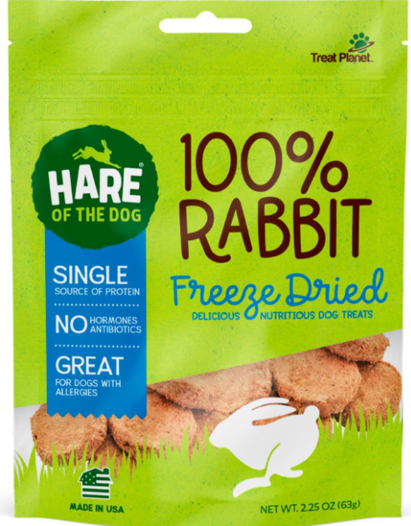 HARE OF THE DOG RABBIT FD  TREATS 2.25 OZ
